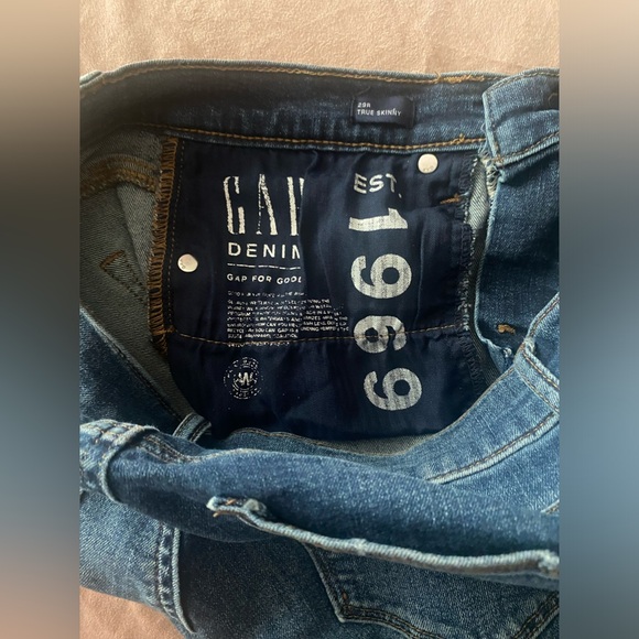 Gap Jeans High Rise  Skinny  Relaxed Denim Jeans size 29R - Picture 4 of 8